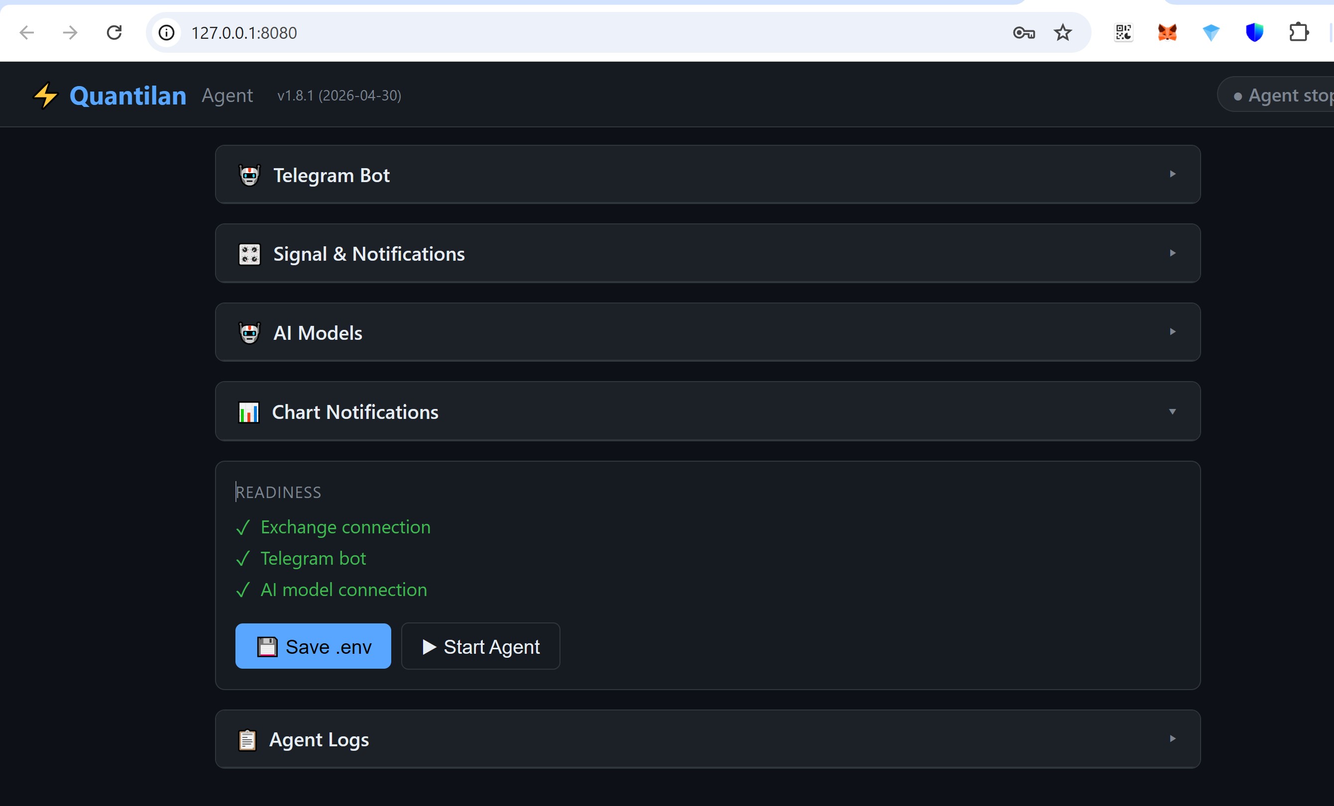 Settings detail