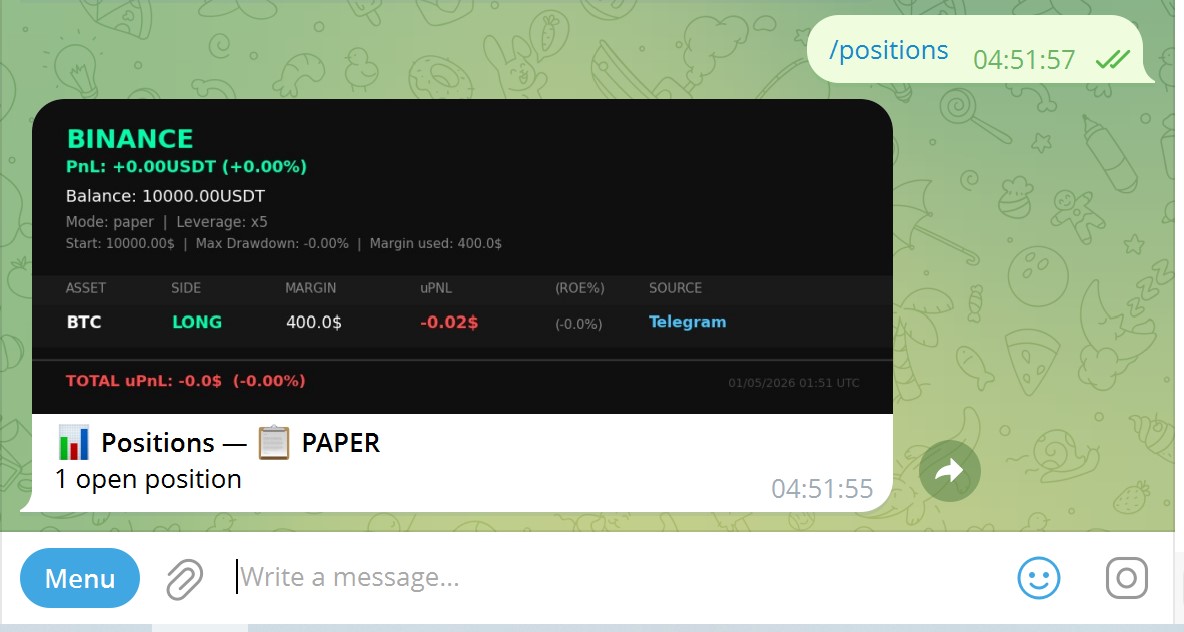 Telegram screenshot