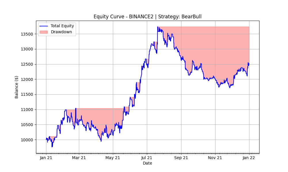 BearBull 2021 Equity Curve