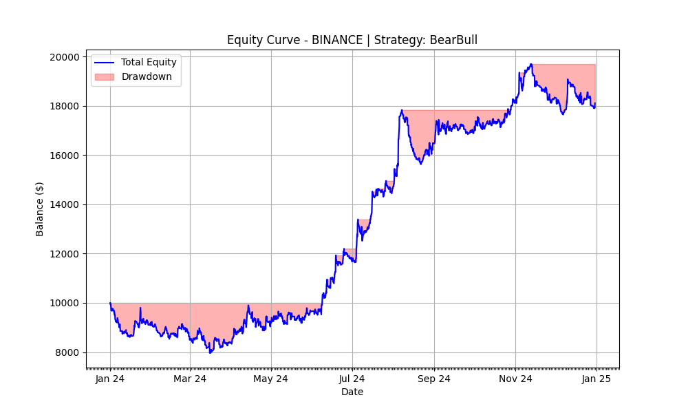 BearBull Alt 2024 Equity Curve