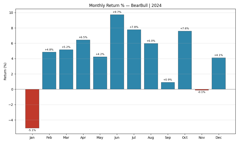 BearBull 2024 Monthly Returns