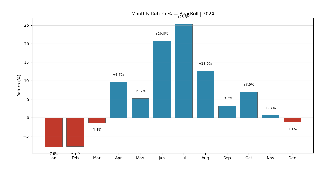 BearBull Alt 2024 Monthly Returns
