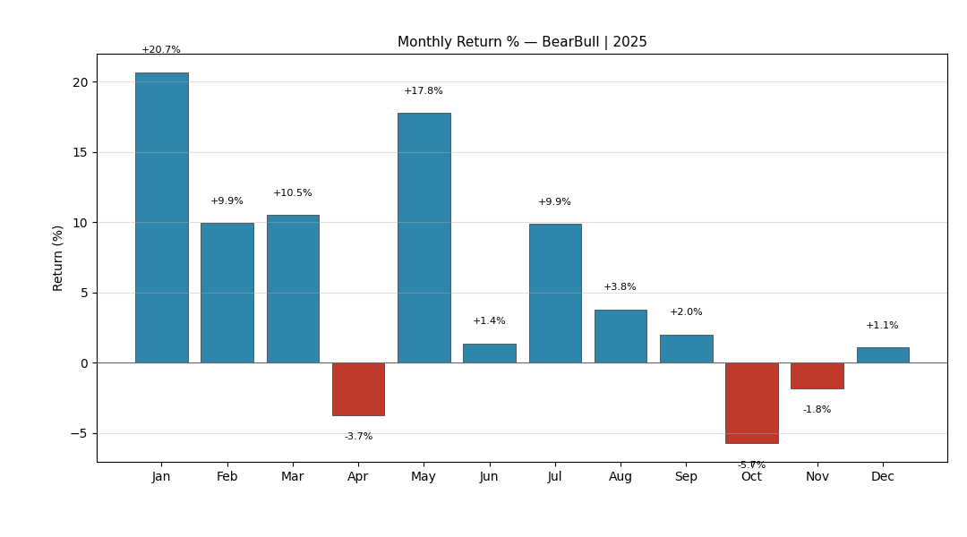 BearBull Alt 2025 Monthly Returns